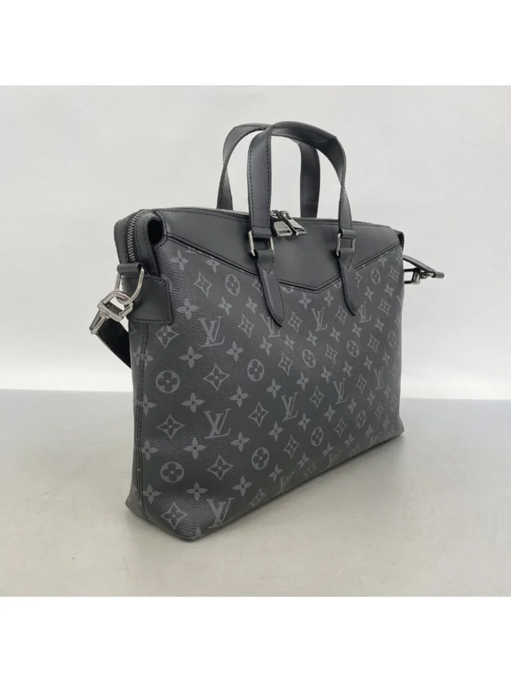 Louis Vuitton Business Bag Monogram Eclipse Explorer Black 2-Way